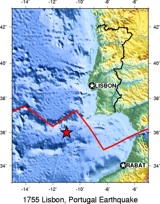 1755 Lisbon earthquake